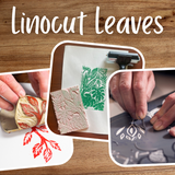 Linocut Leaves